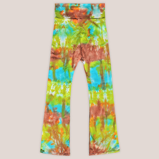 Vortex Echo Tie Dye Flare Leggings