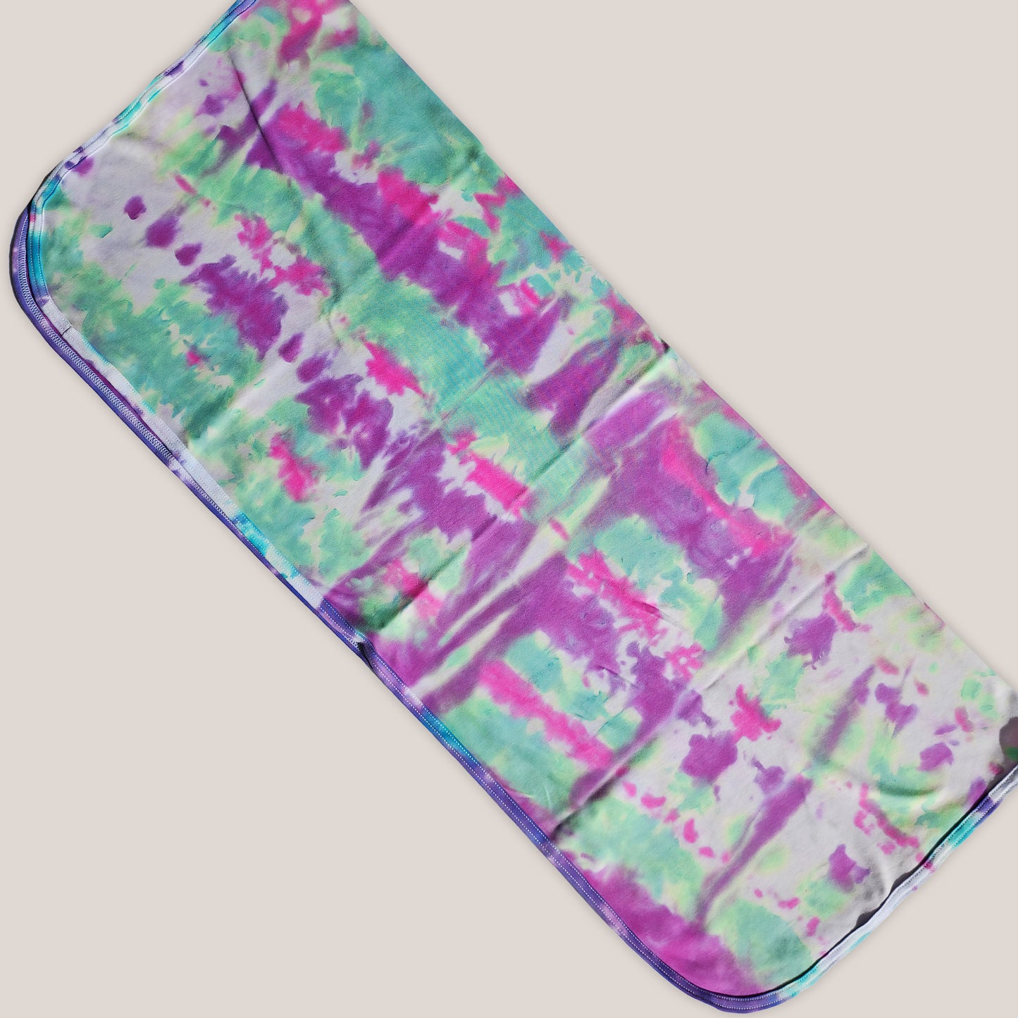 Cosmic Bloom Tie Dye Organic Baby Blanket