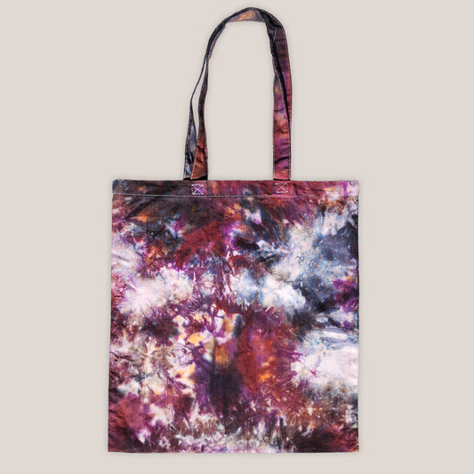 Midnight Orchid Tie Dye Tote Bag