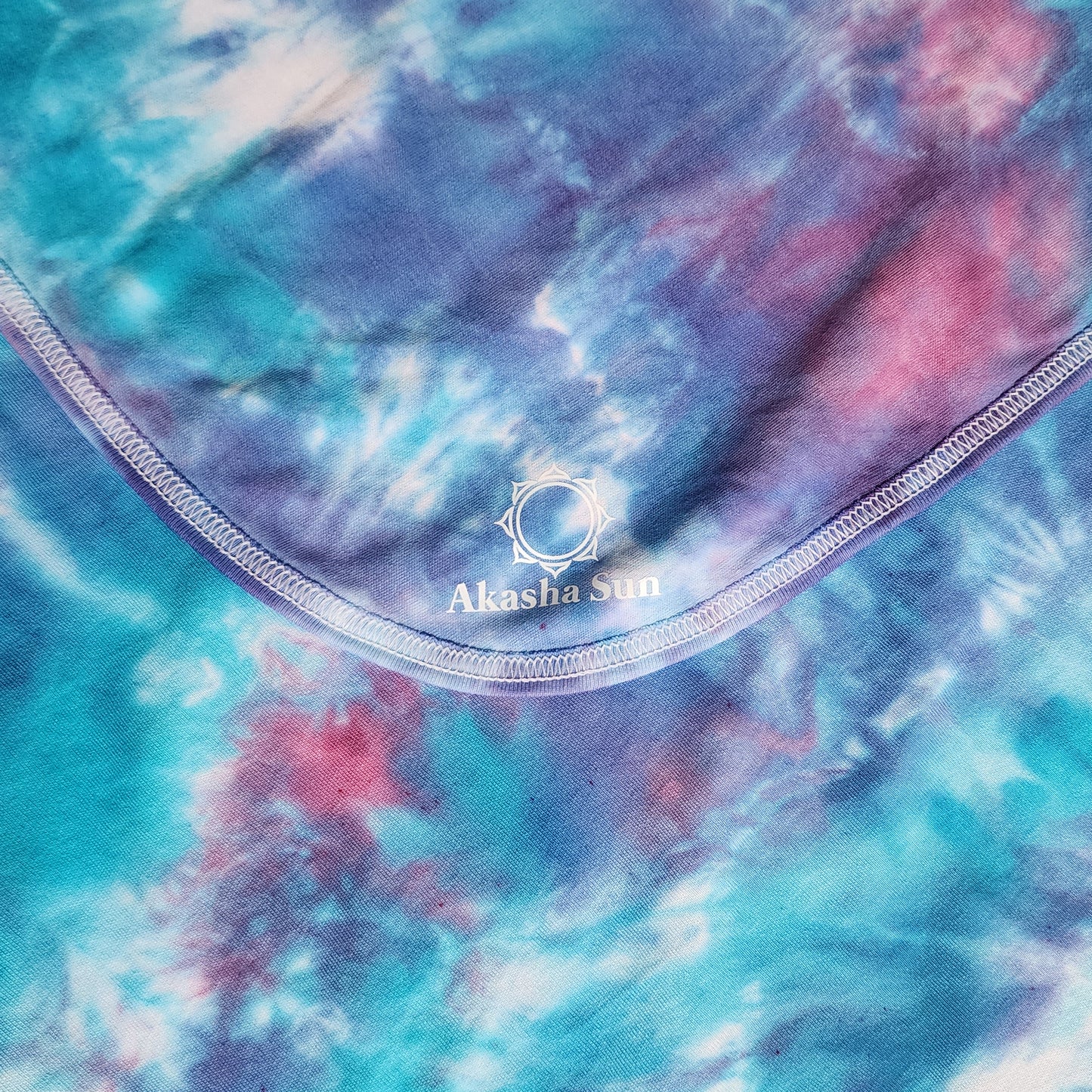 Wisteria Mist Tie Dye Organic Baby Blanket