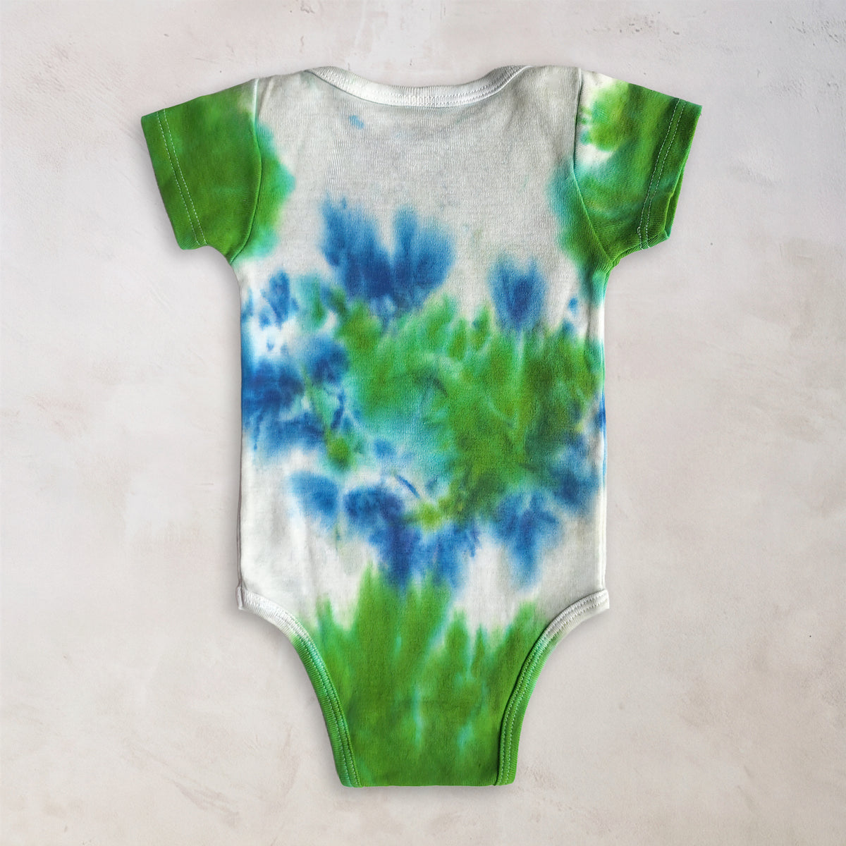 Hana Waterfall Organic Tie Dye Baby Bodysuit