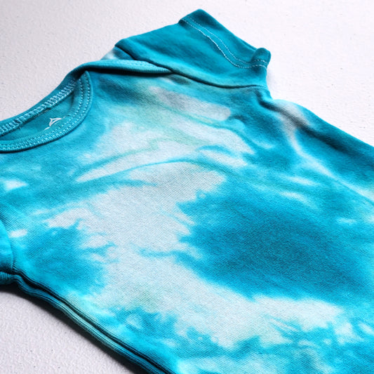 Caribbean Organic Tie Dye Baby Bodysuit