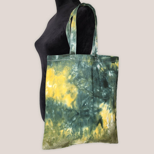 Citrus Moon Tie Dye Cotton Tote Bag