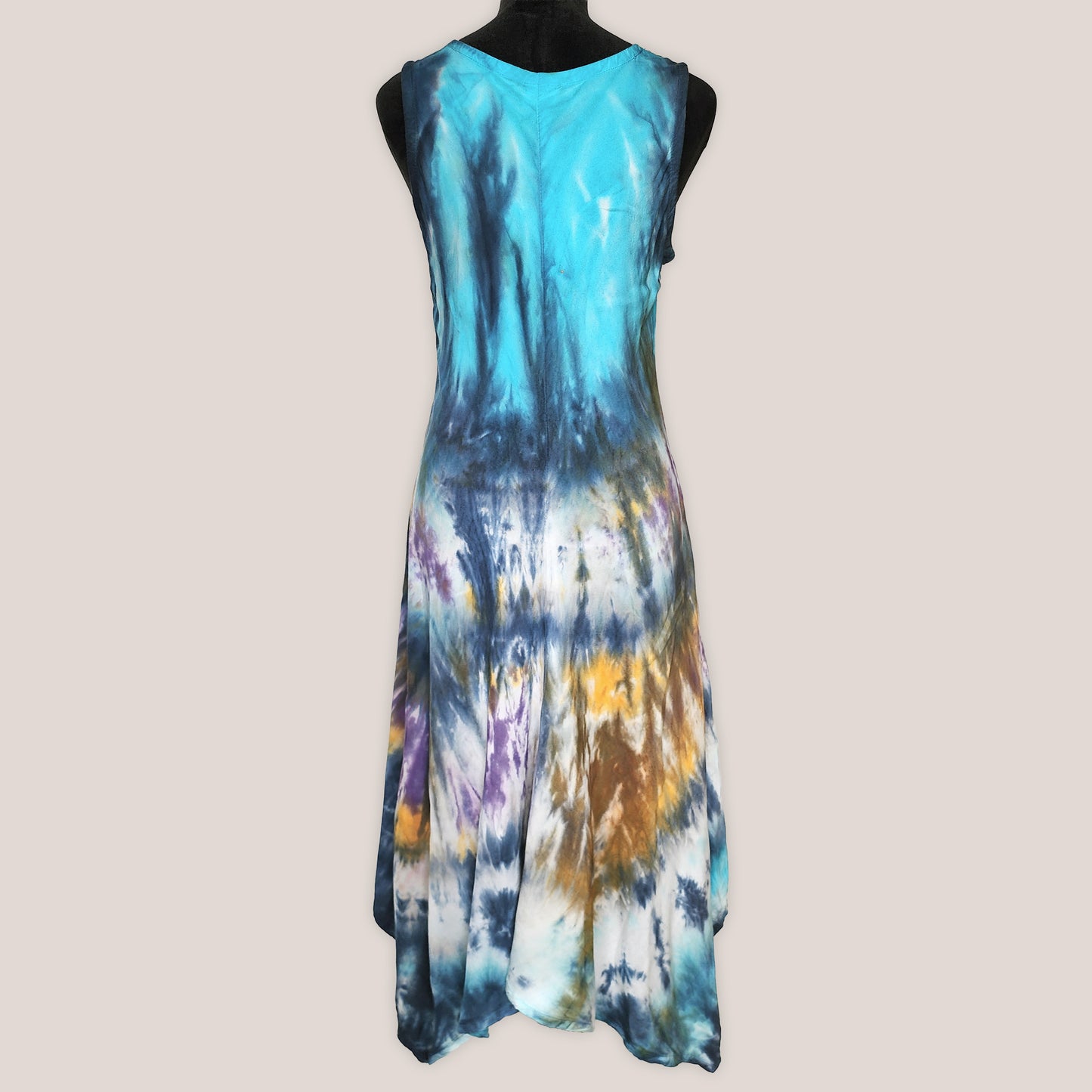 Lagoon Lily Tie Dye Boho Dress