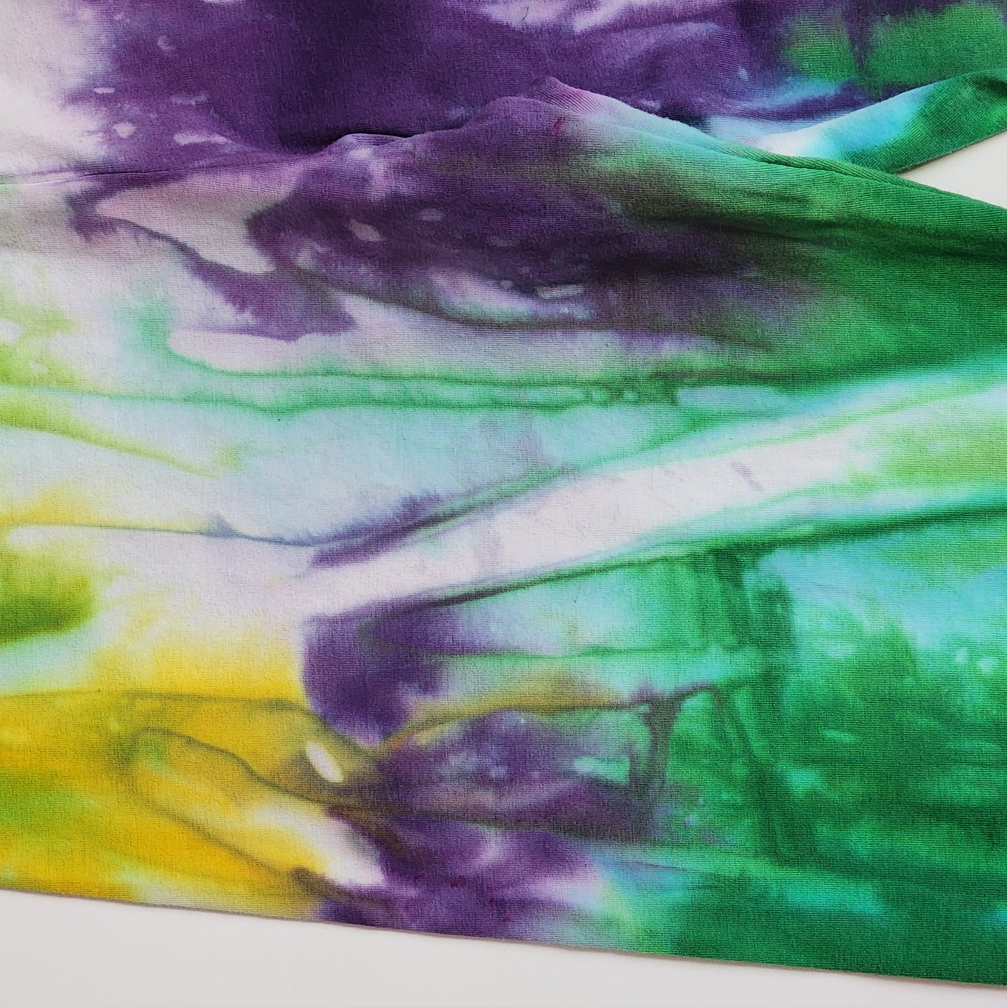 Mardi Gras Tie Dye Cotton Leggings
