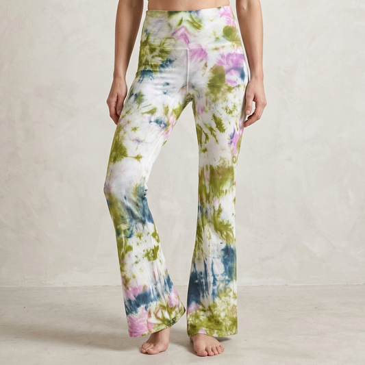 Wicked Grove Tie Dye Flare Leggings