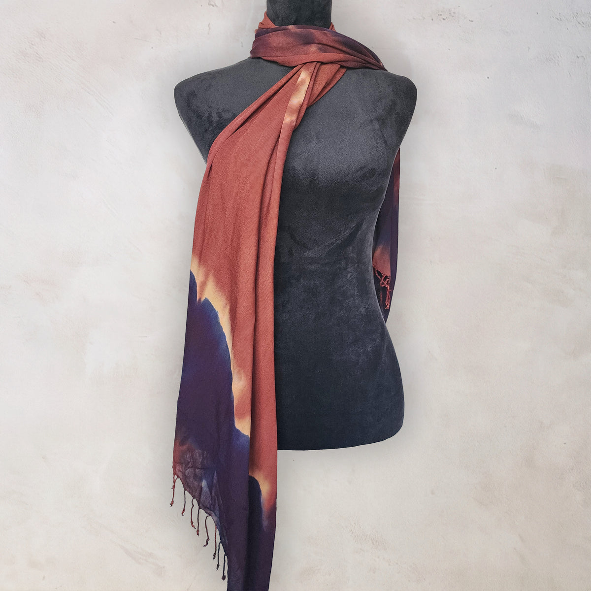 Arroyo Dusk Tie Dye Boho Scarf
