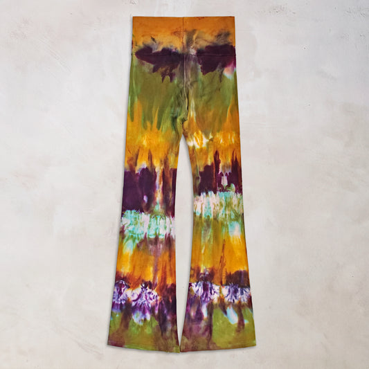 Bohemian Summer Tie Dye Flare Leggings