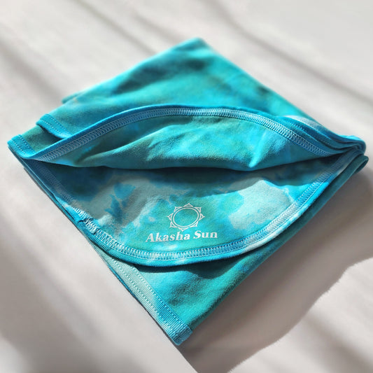Caribbean Organic Tie Dye Baby Blanket