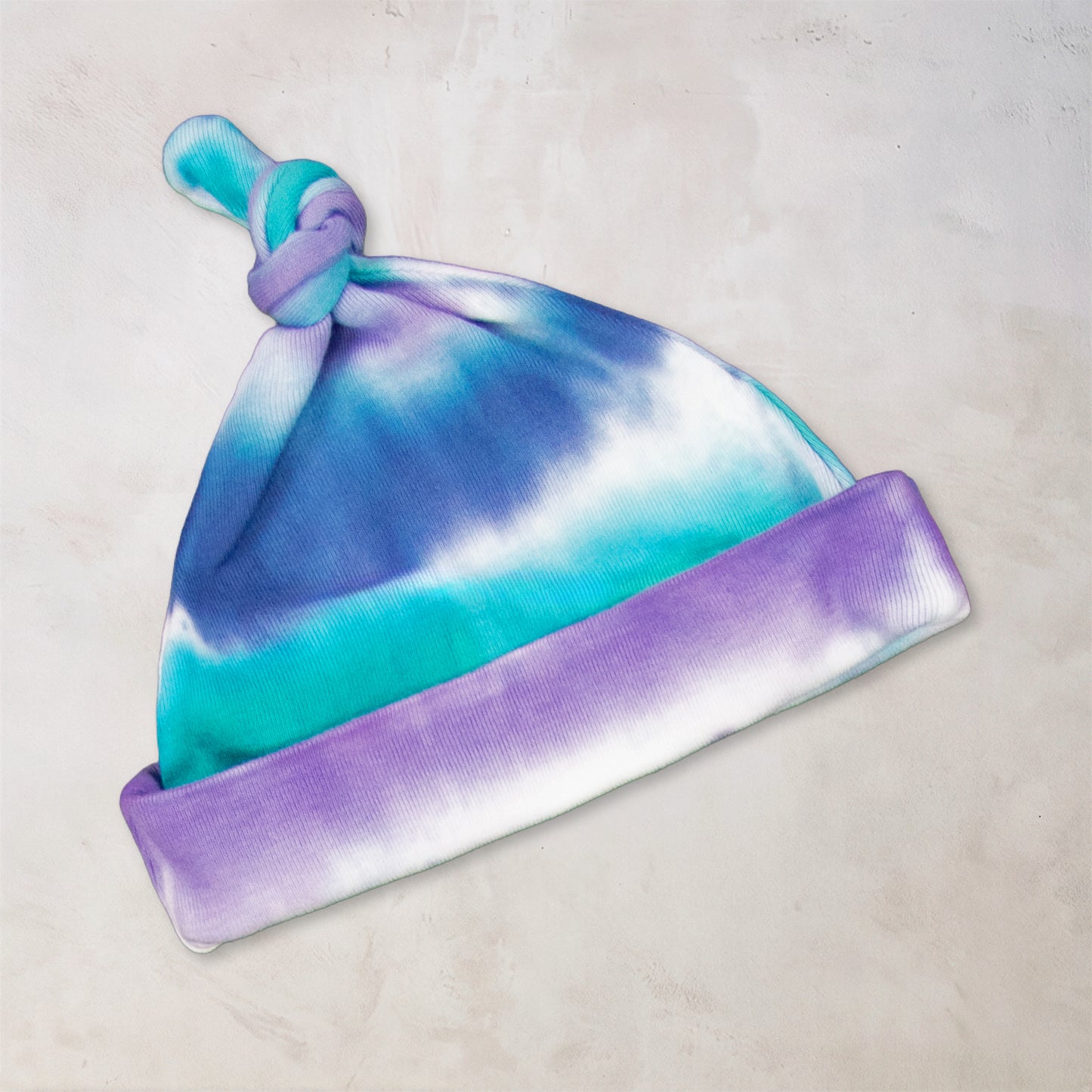 Colorado Dusk Organic Tie Dye Baby Hat