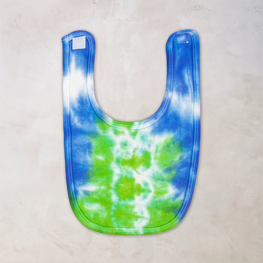 Hana Waterfall Organic Tie Dye Baby Bib