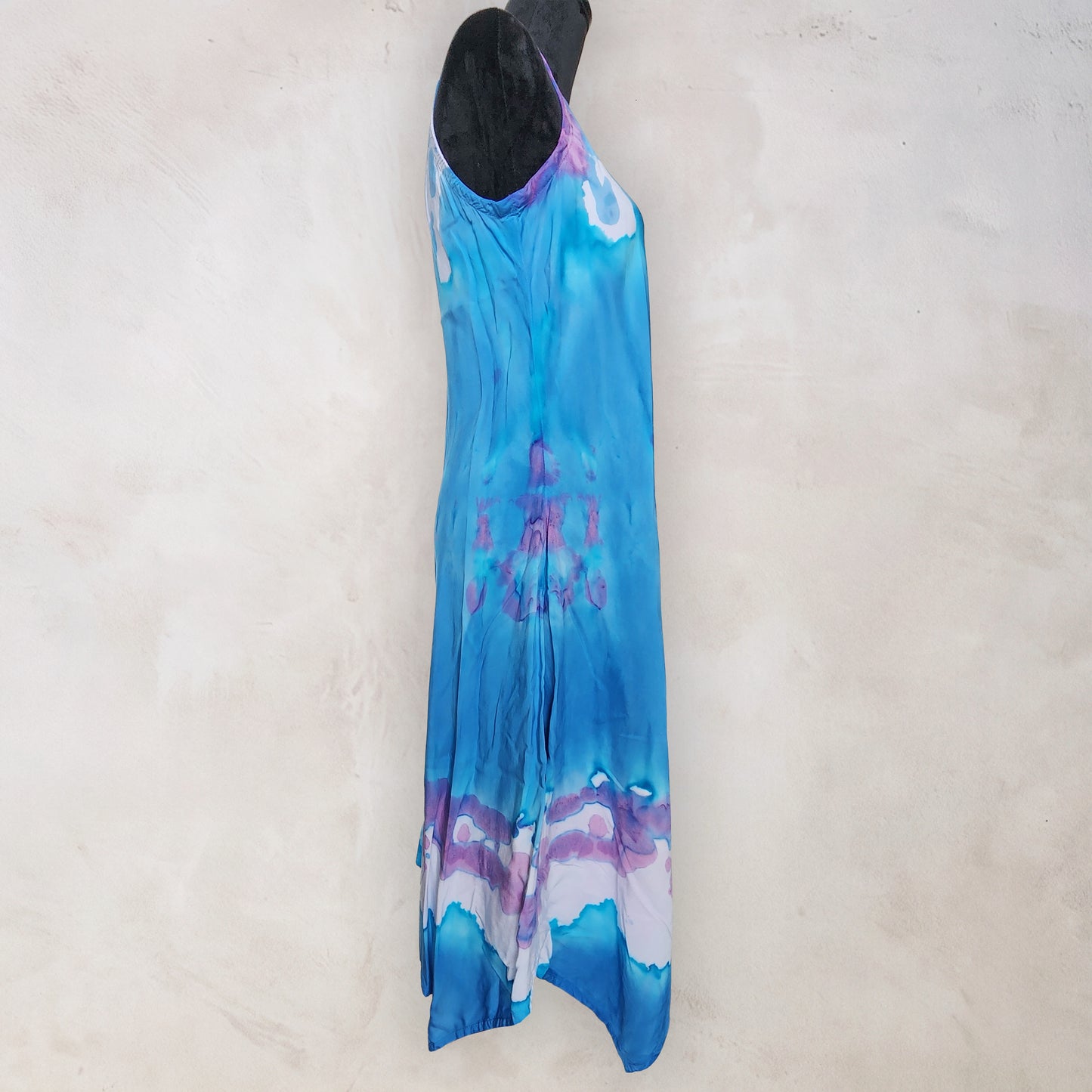 Mountain Bluebell Tie Dye Boho Dress