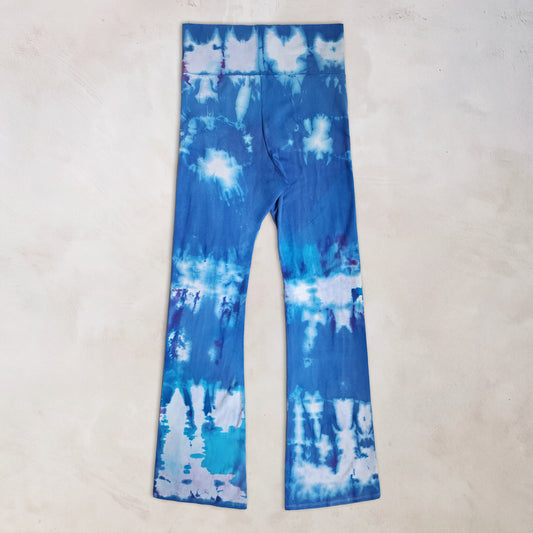 Mountain Bluebell Tie Dye Flare Leggings