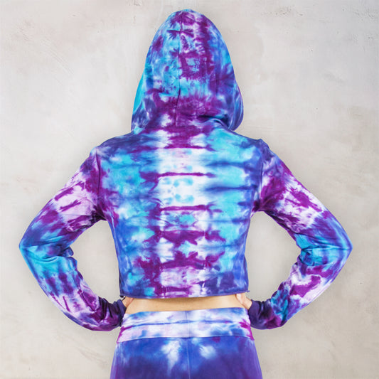 Mystic Tie Dye Cropped Hoodie