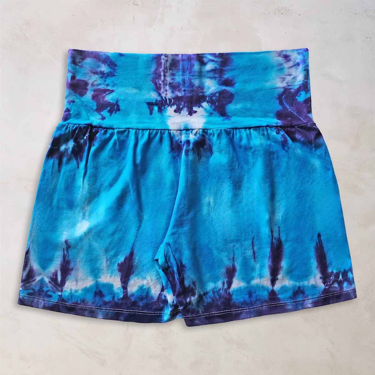 Nerthus Tie Dye Cotton Shorts