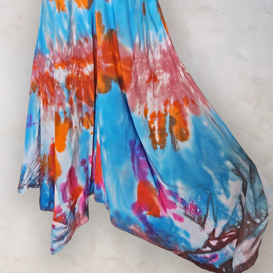 Rainshadow Tie Dye Boho Dress