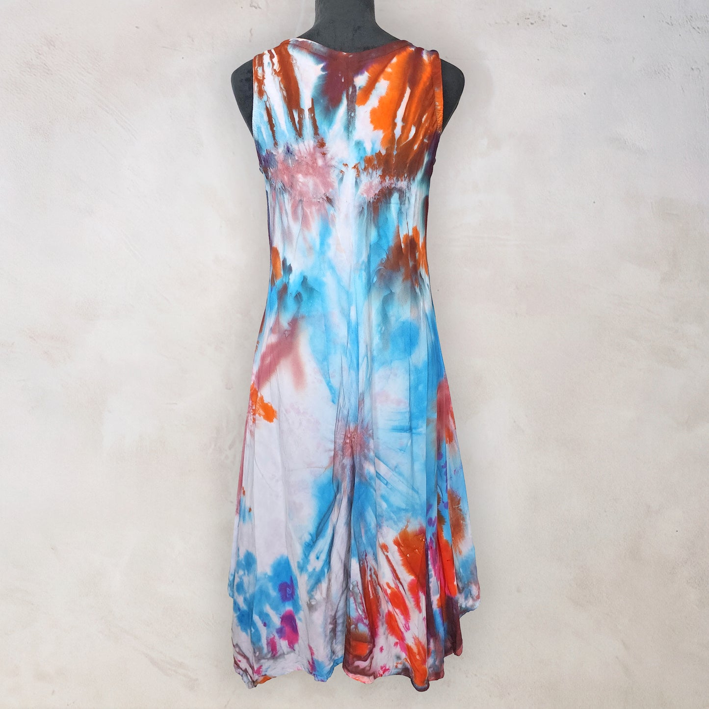 Rainshadow Tie Dye Boho Dress