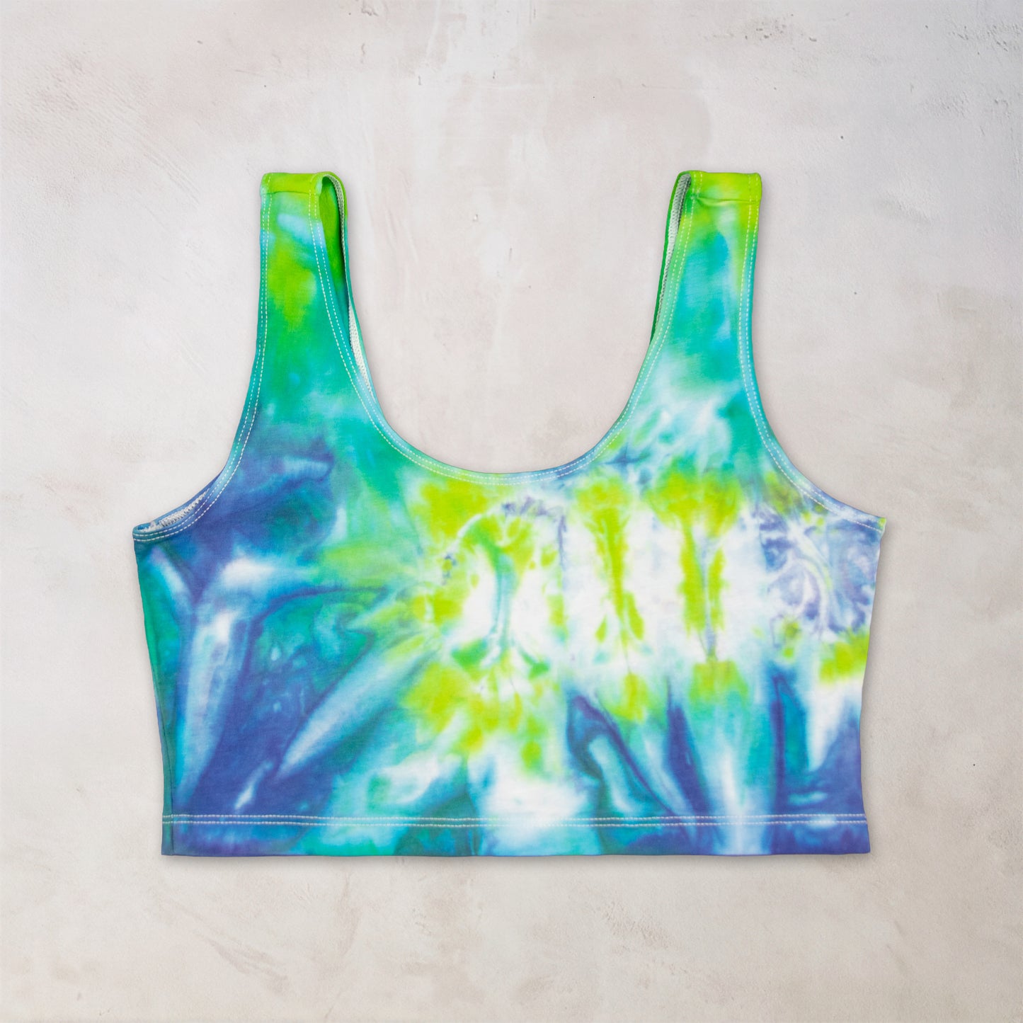 Tropical Island Tie Dye Crop Tank