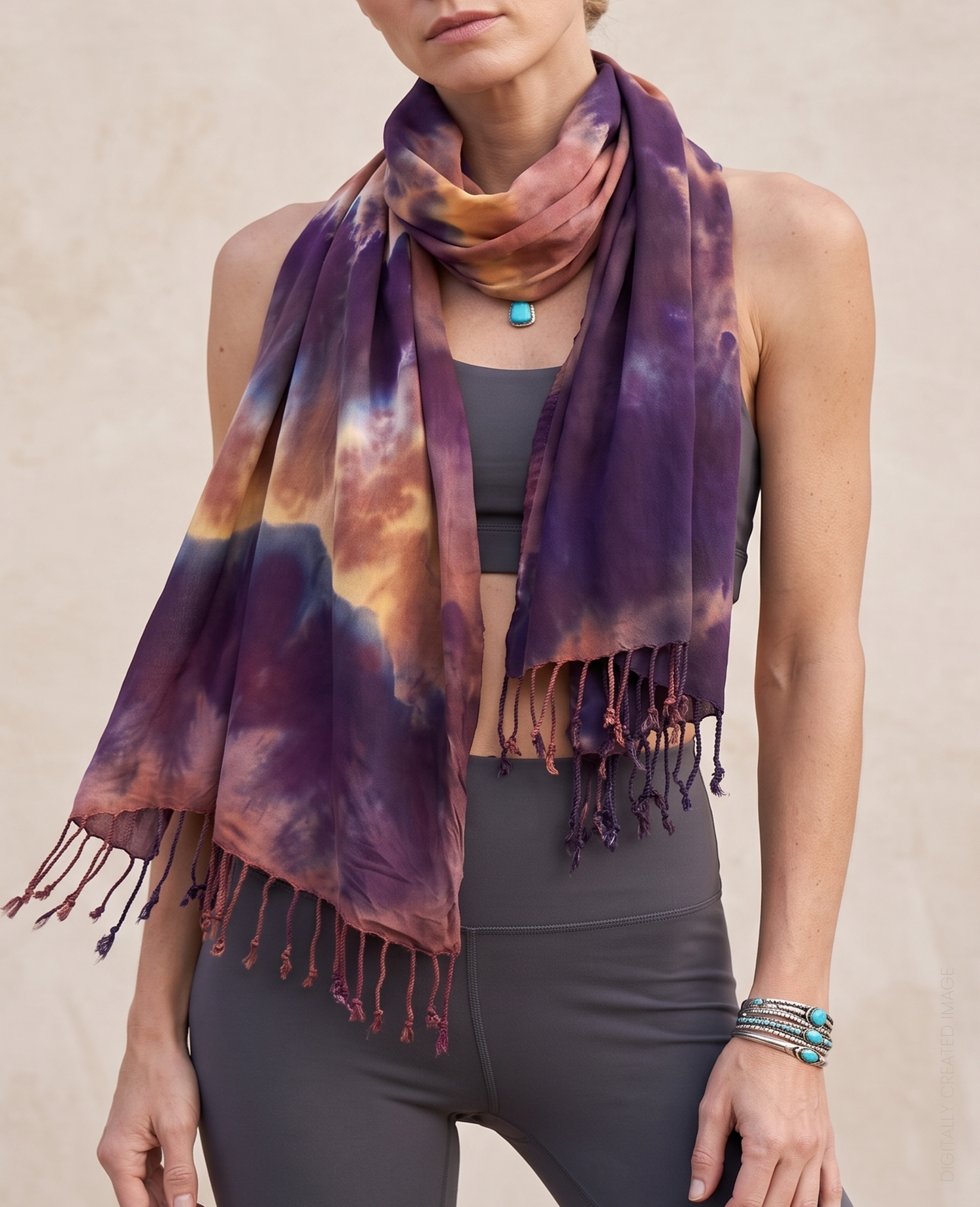 Tie Dye Scarves & Wraps