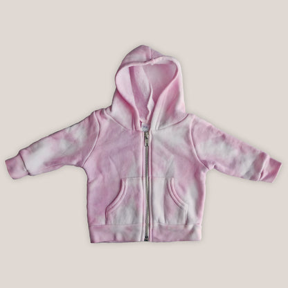 Rose Blush Tie Dye Baby Jacket
