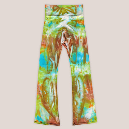 Vortex Echo Tie Dye Flare Leggings