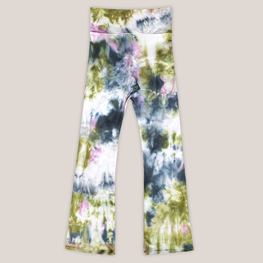 Wicked Grove Tie Dye Flare Leggings