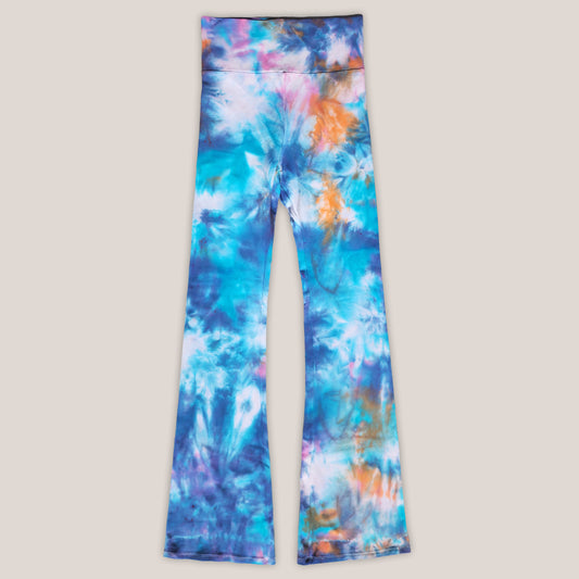 Solar Tide Tie Dye Flare Leggings