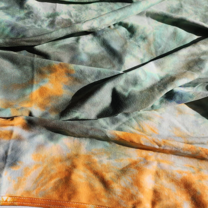 Forest Ember Tie Dye Organic Baby Blanket