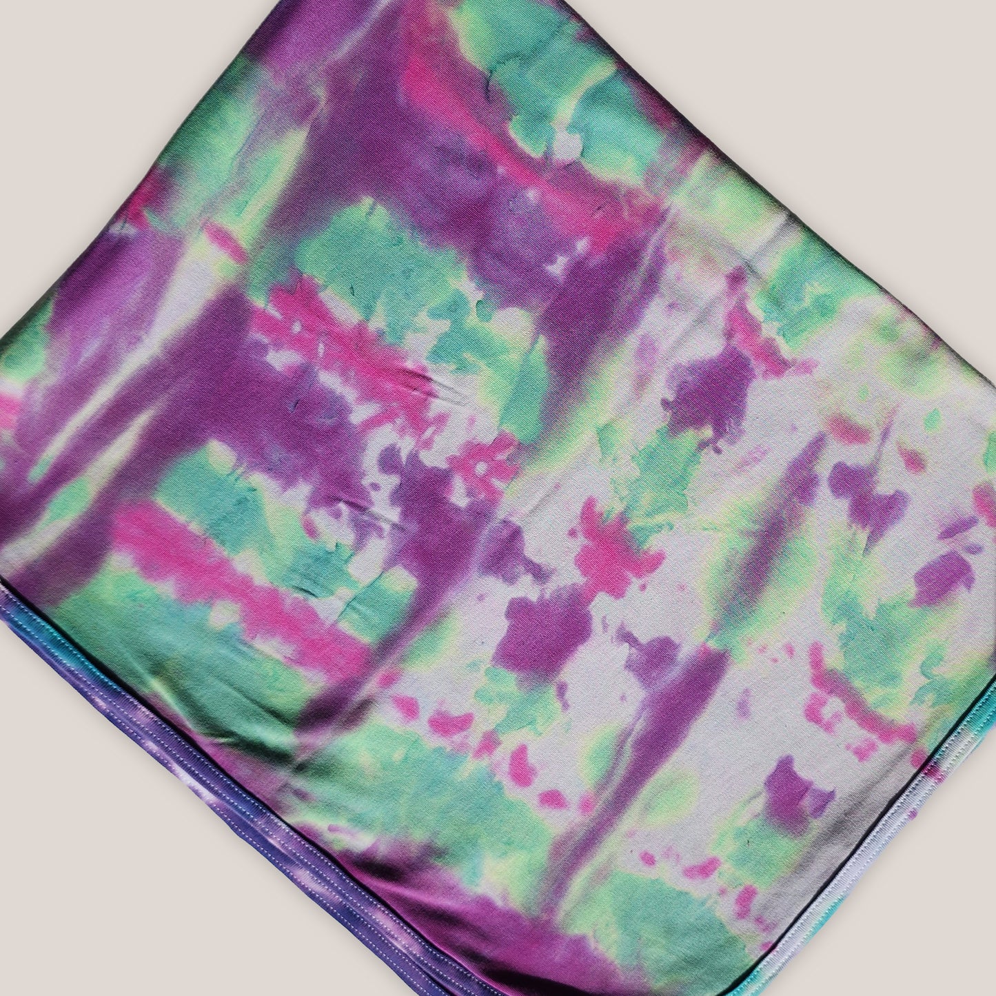 Cosmic Bloom Tie Dye Organic Baby Blanket