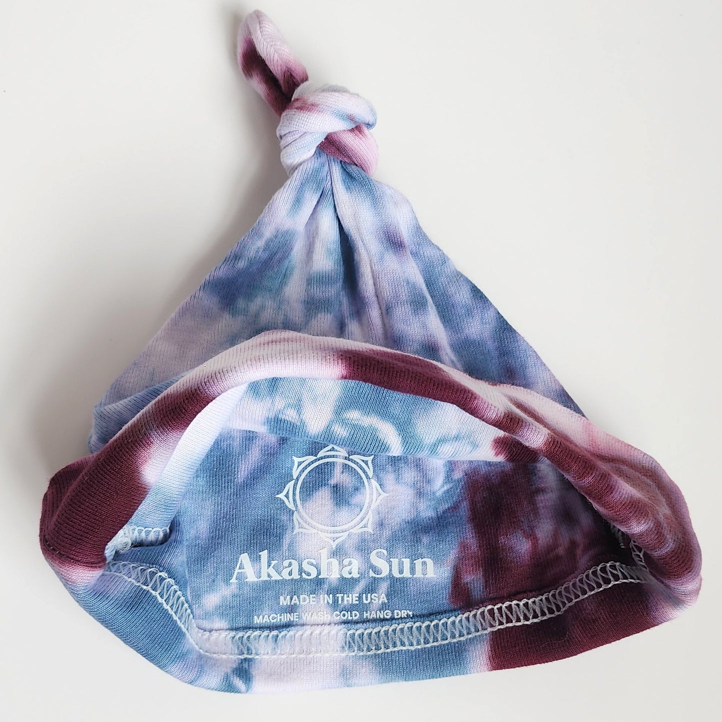 Faye Organic Tie Dye Baby Bodysuit + Hat
