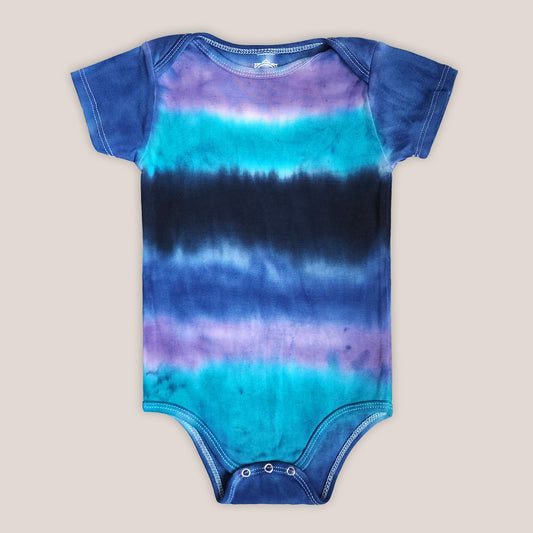 Colorado Dusk Organic Tie Dye Baby Bodysuit