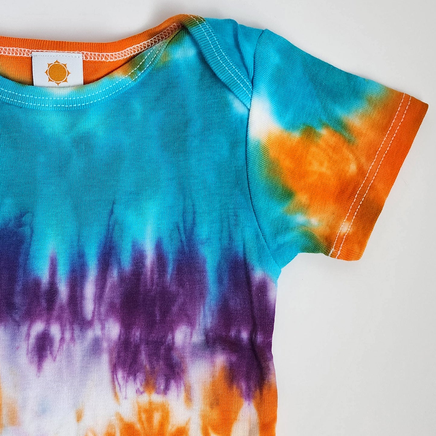 Coventina Organic Tie Dye Baby Bodysuit