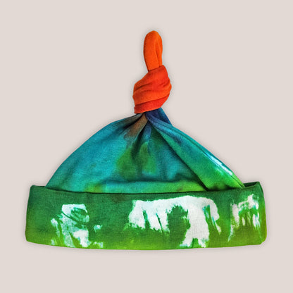 Rainbow Quartz Organic Tie Dye Baby Hat