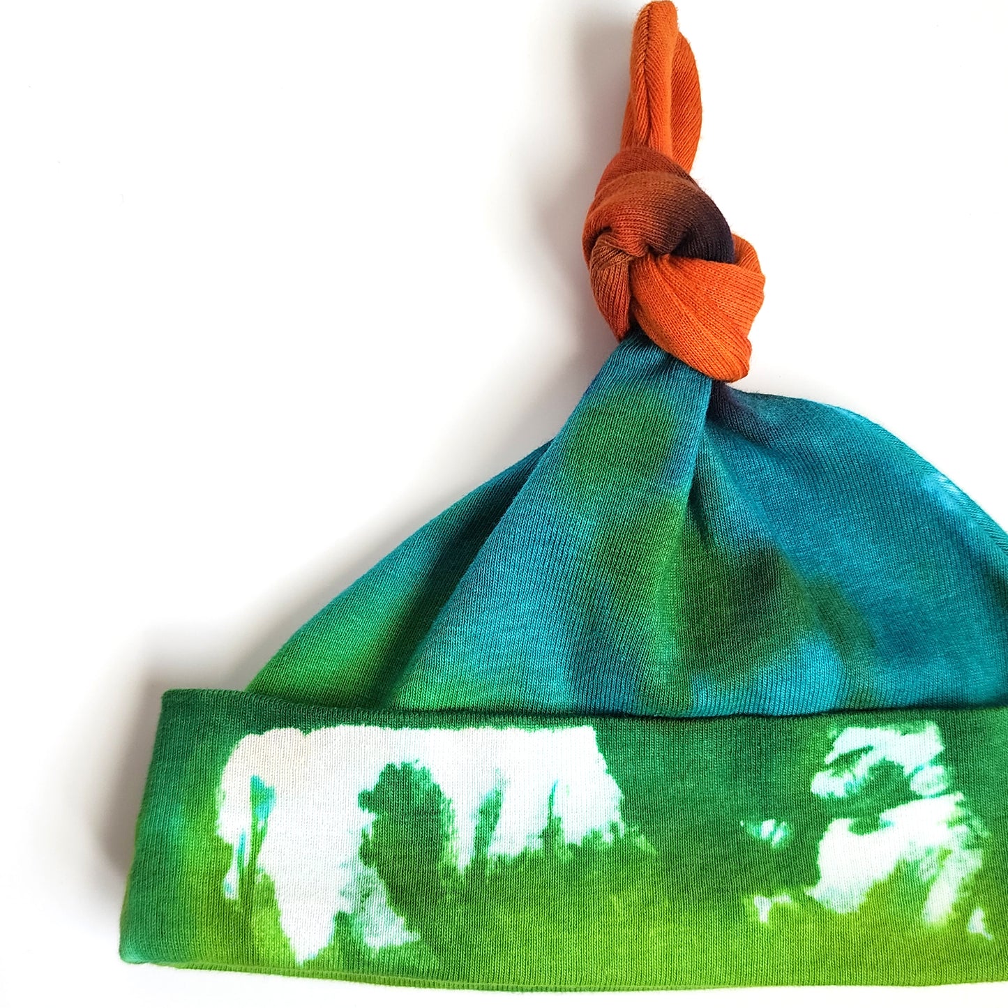 Rainbow Quartz Organic Tie Dye Baby Hat