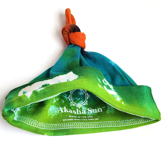 Rainbow Quartz Organic Tie Dye Baby Hat