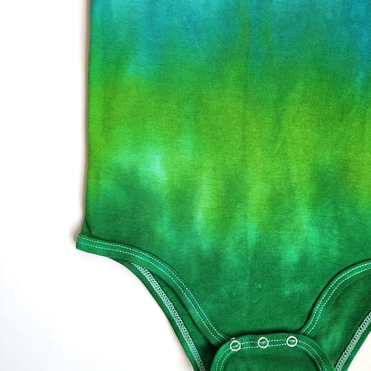 Rainbow Quartz Organic Tie Dye Baby Bodysuit