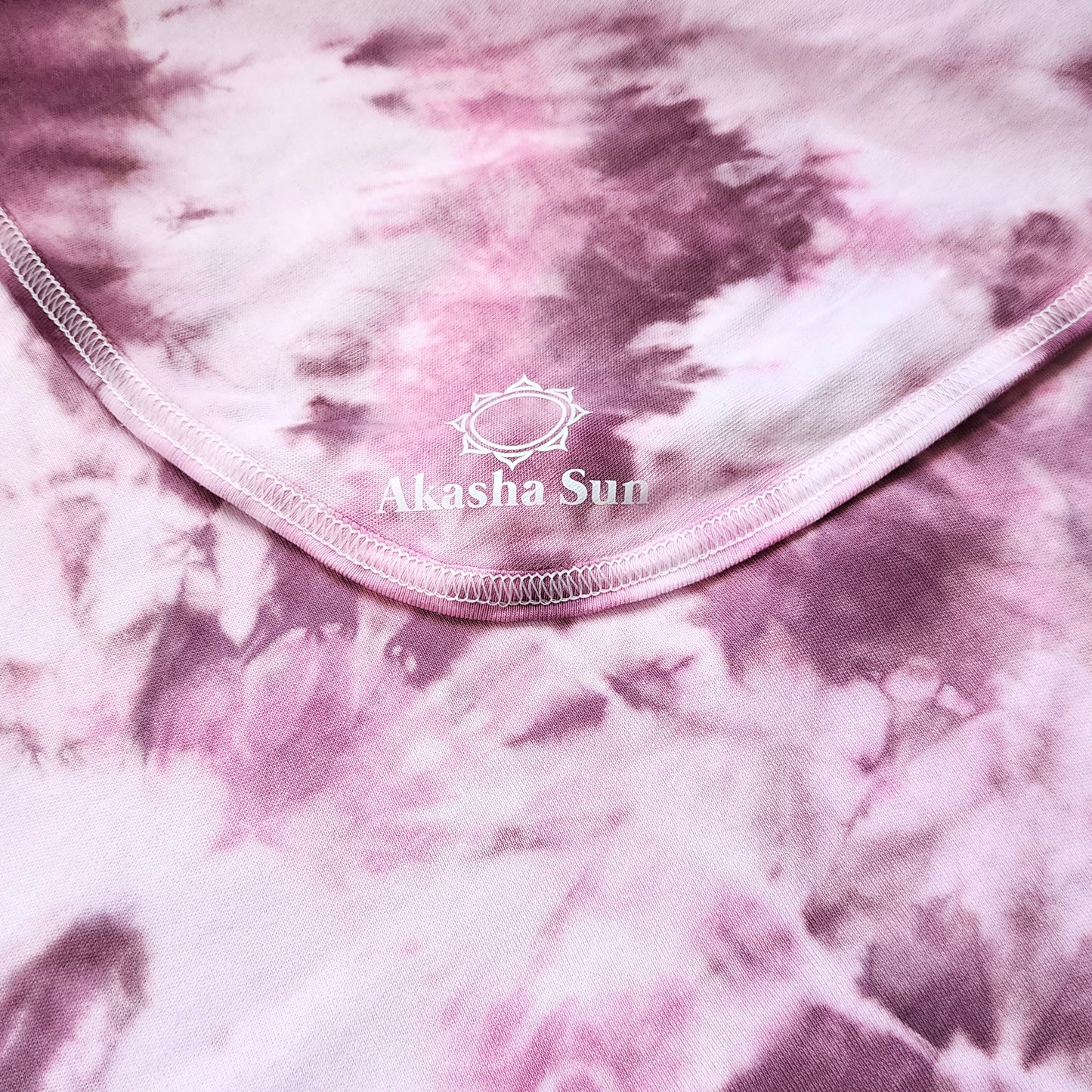 Dusty Rose Organic Cotton Tie Dye Baby Blanket