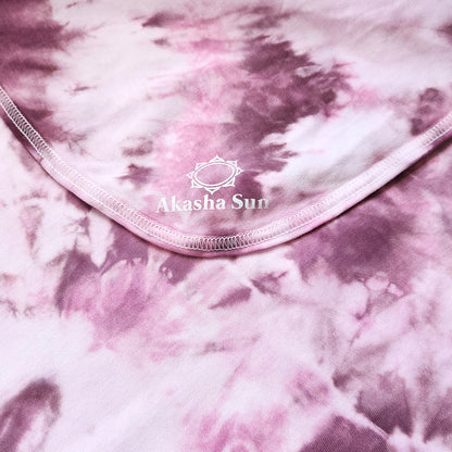 Dusty Rose Organic Cotton Tie Dye Baby Blanket