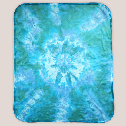 Caribbean Organic Tie Dye Baby Blanket