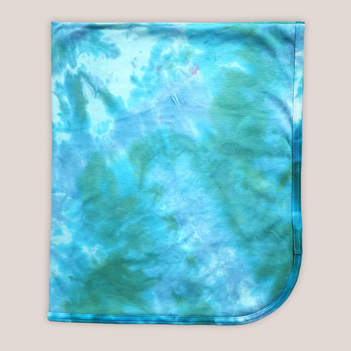 Caribbean Organic Tie Dye Baby Blanket