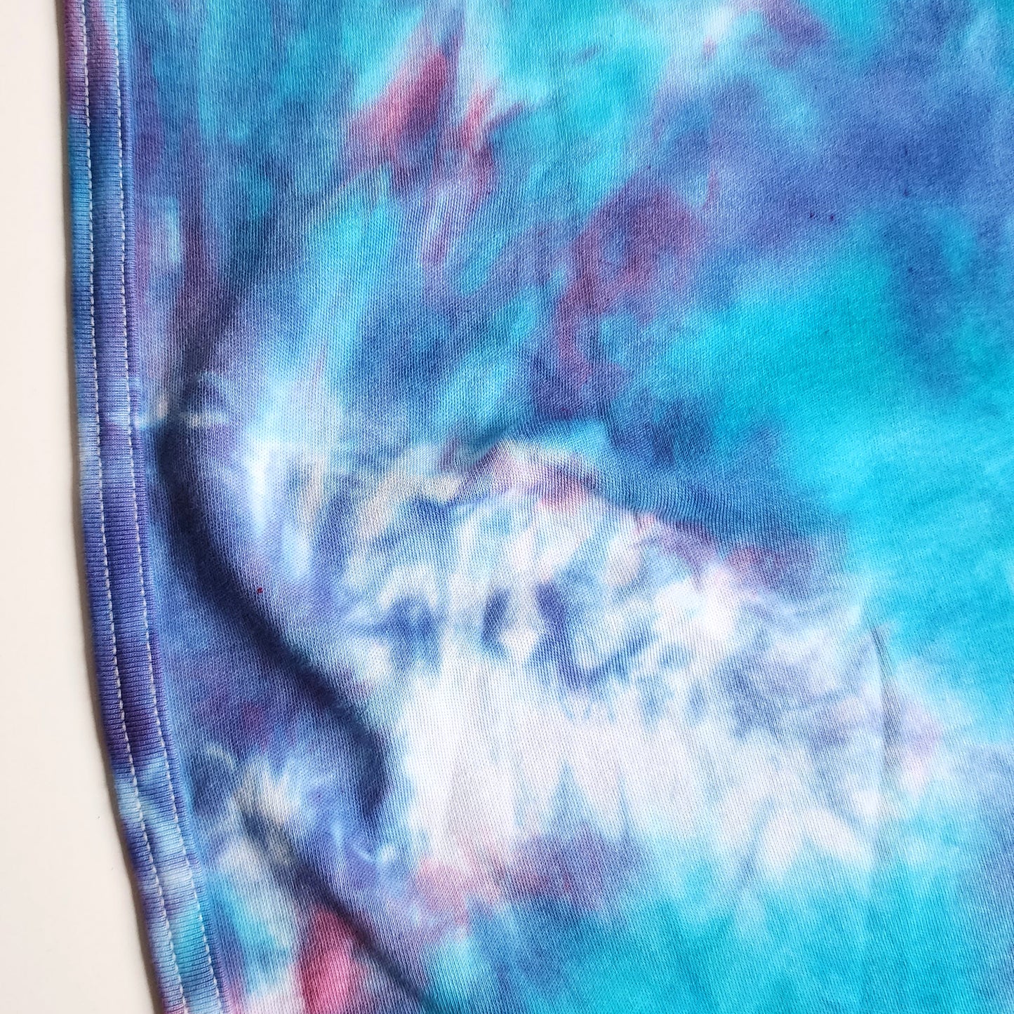 Wisteria Mist Tie Dye Organic Baby Blanket