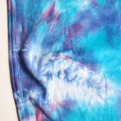 Wisteria Mist Tie Dye Organic Baby Blanket