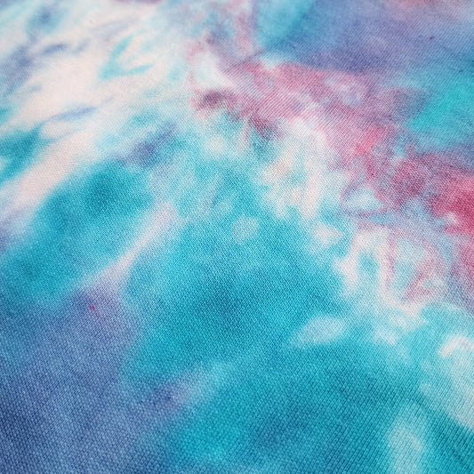 Wisteria Mist Tie Dye Organic Baby Blanket