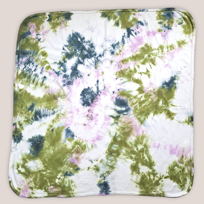 Wicked Grove Tie Dye Organic Baby Blanket
