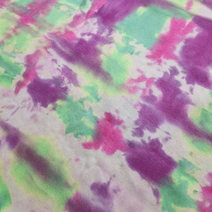 Cosmic Bloom Tie Dye Organic Baby Blanket