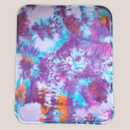 Solar Tide Tie Dye Organic Baby Blanket