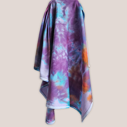 Solar Tide Tie Dye Organic Baby Blanket