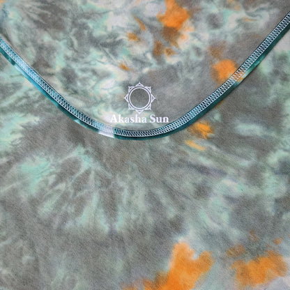 Forest Ember Tie Dye Organic Baby Blanket