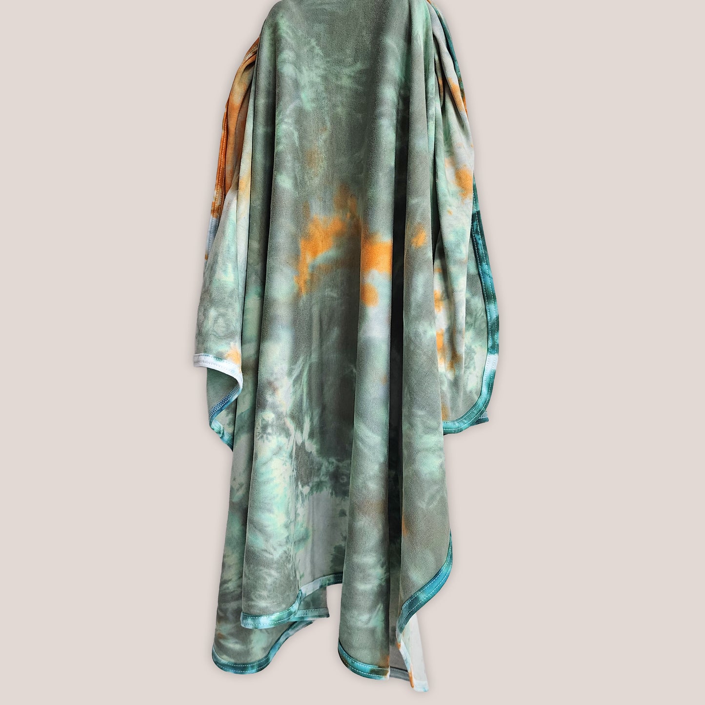 Forest Ember Tie Dye Organic Baby Blanket