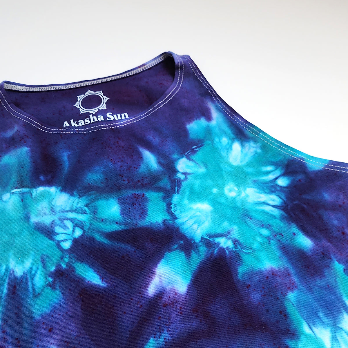 Electric Blooms Tie Dye Crop Top